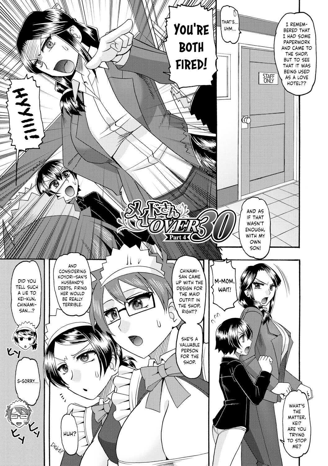 Hentai Manga Comic-Maid OVER 30-Read-58